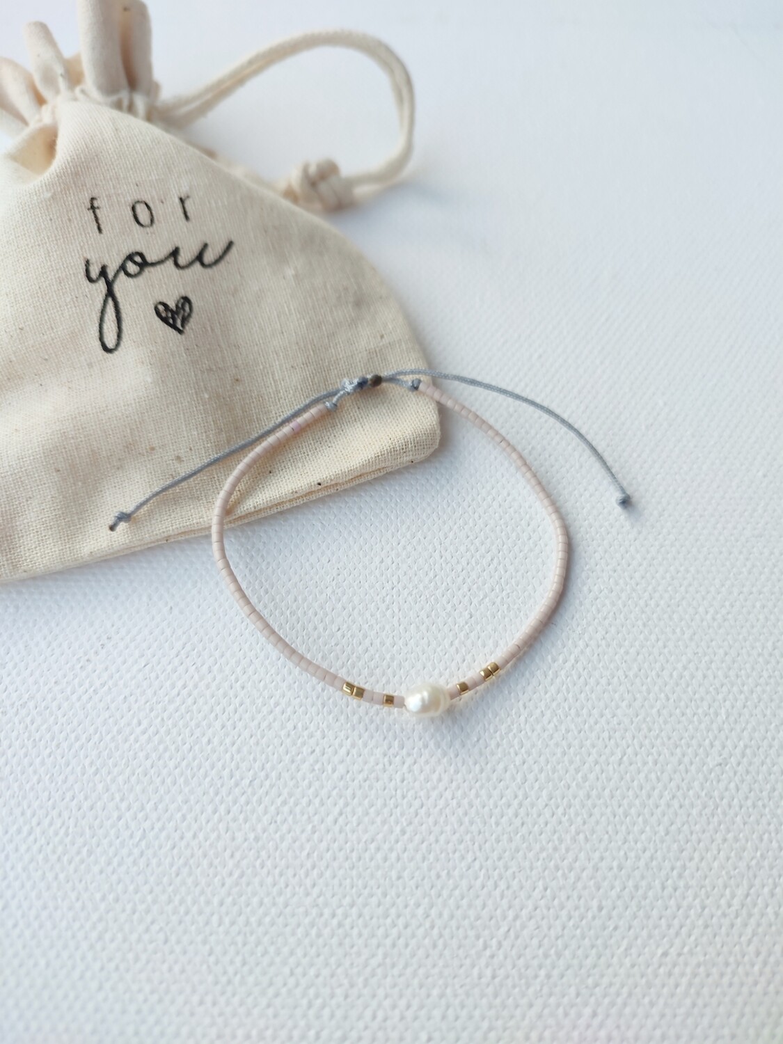 Armband oder Fußkettchen "pearly"
