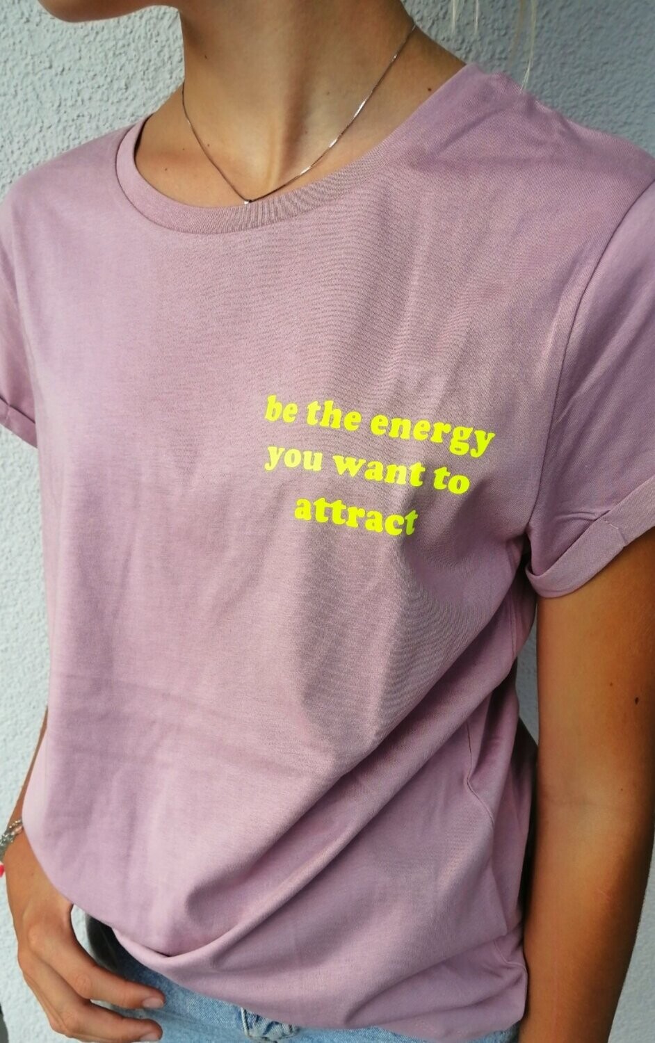 Shirt purple rose