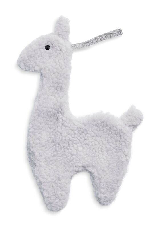 Schmusetuch "Lama" grau
