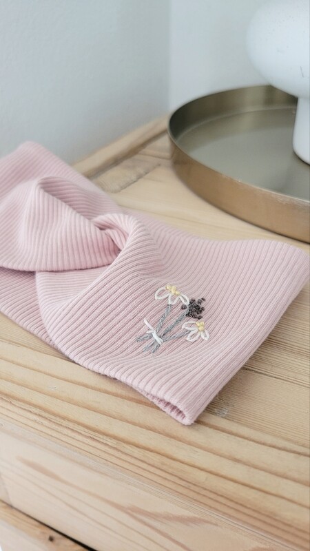 handbesticktes Stirnband 