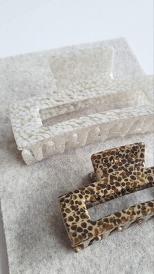 Haarklammer "crush café"