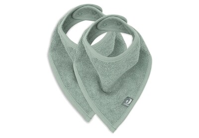 Halstuch "frottee" rauchgrün (2er)