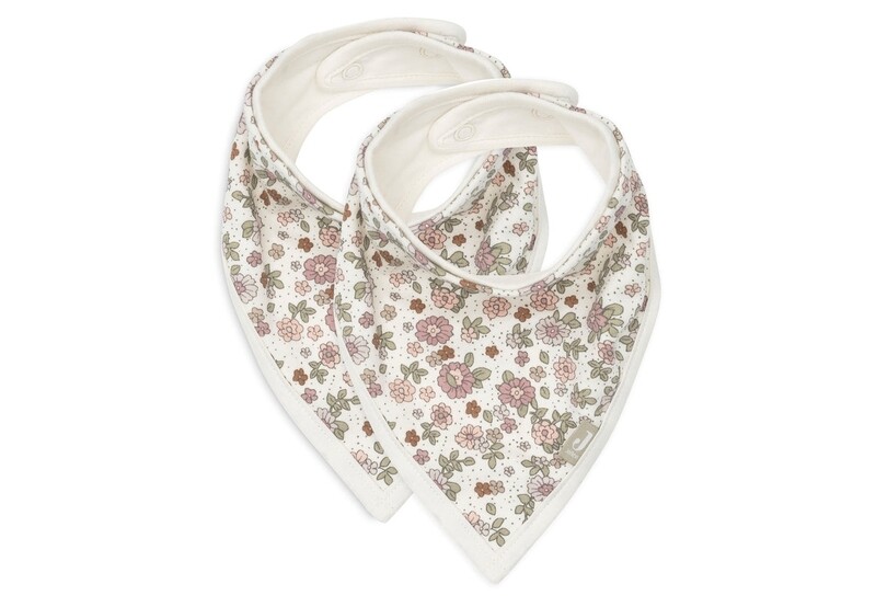 Halstuch "retro flowers" (2er)