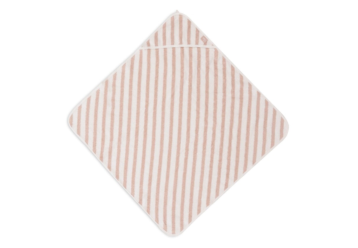 Kapuzenhandtuch "stripes" wild rose