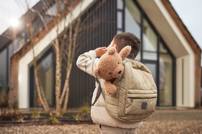Rucksack "puffed" olive green