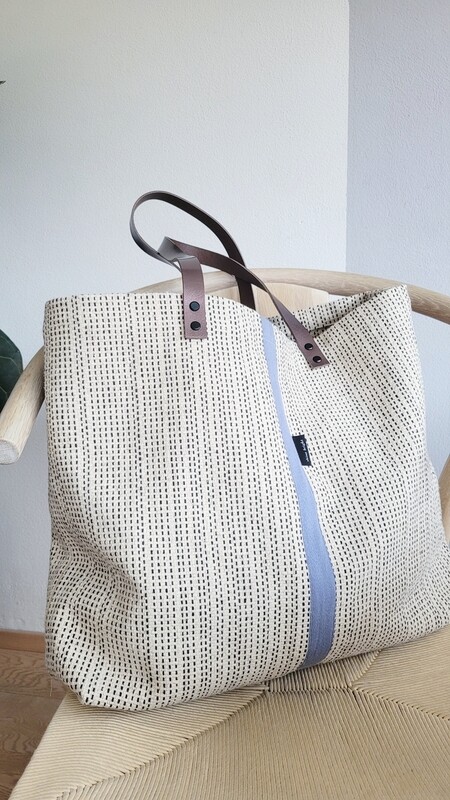 Shopper "blue-dott" - Einzelstück