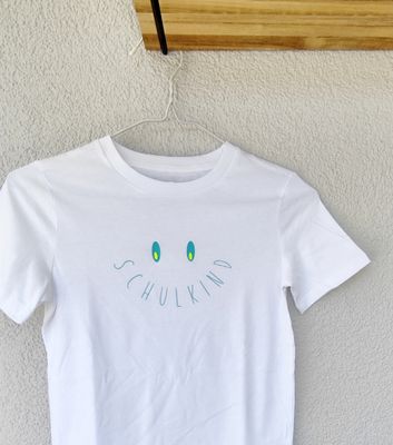 Schulkind-Shirt "Schulkindsmiley"