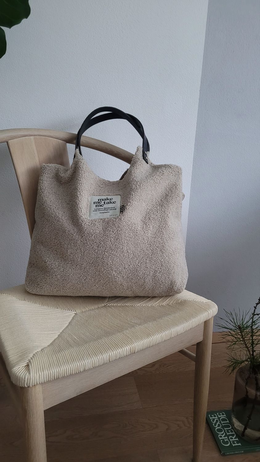 Teddy-Bag mit Innentasche 