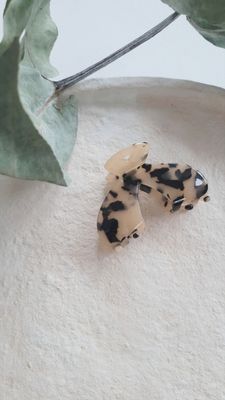 Haarklammer "arc" cheetah