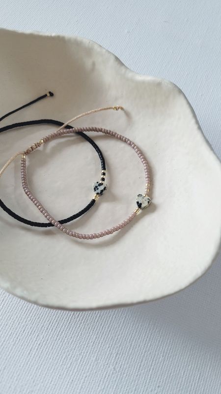 Armband "jaspis heart"