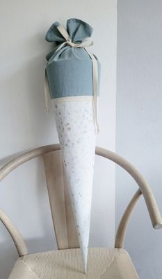 Schultüte "konfetti mint"