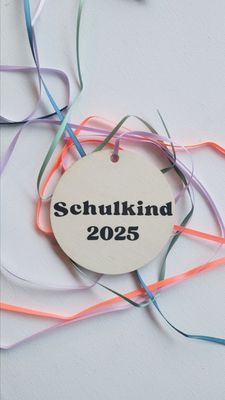 Holzanhänger für Schultüten