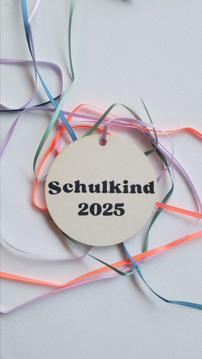 Holzanhänger für Schultüten