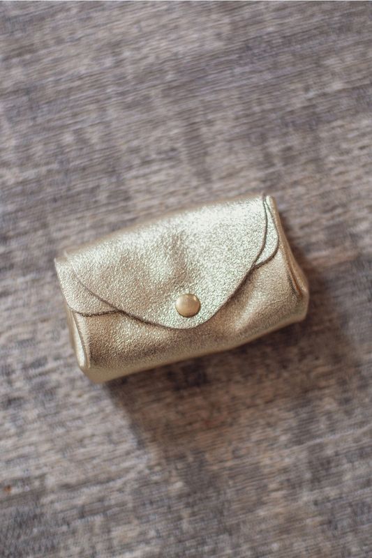 Geldbörse "sue" gold-metallic