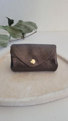 Geldbörse "sue" chocolat-metallic