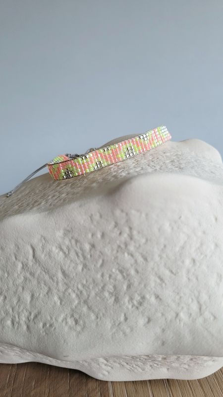Web-Armband "leo" shiny
