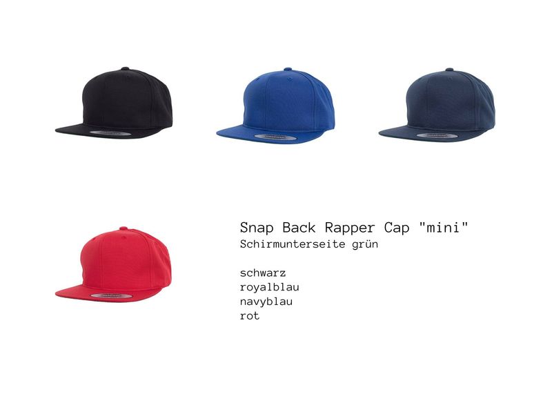 Snap Back Rapper Cap "junior" 4-7 Jahre