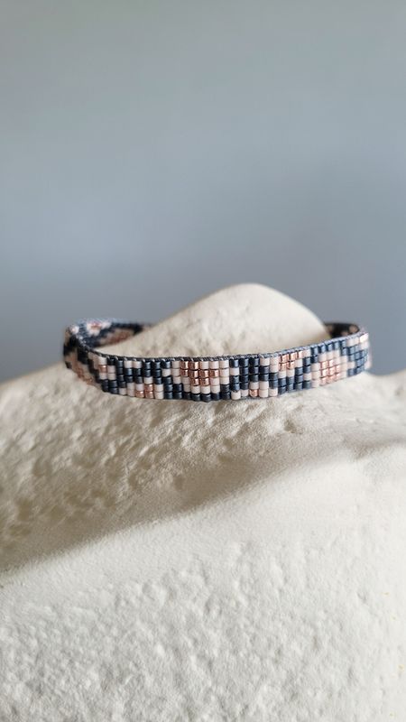 Web-Armband "leo" graphit