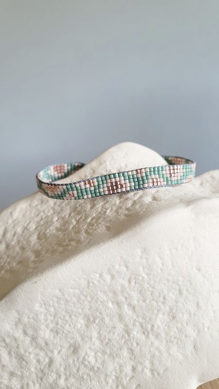 Web-Armband "leo" farn