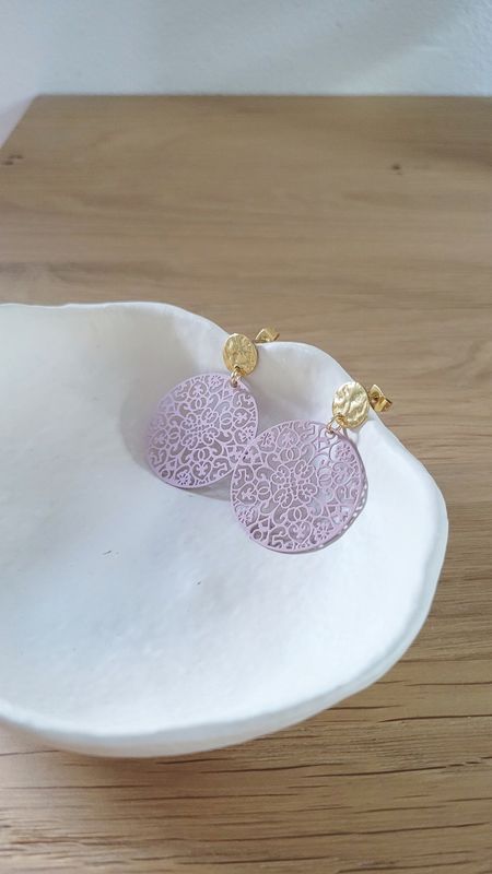 Ohrringe "luna" dusty rose