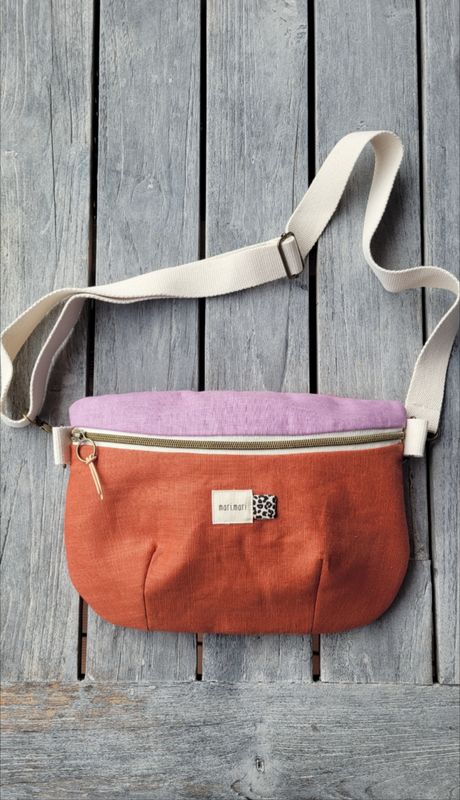 Hipbag "mari" rost-grape