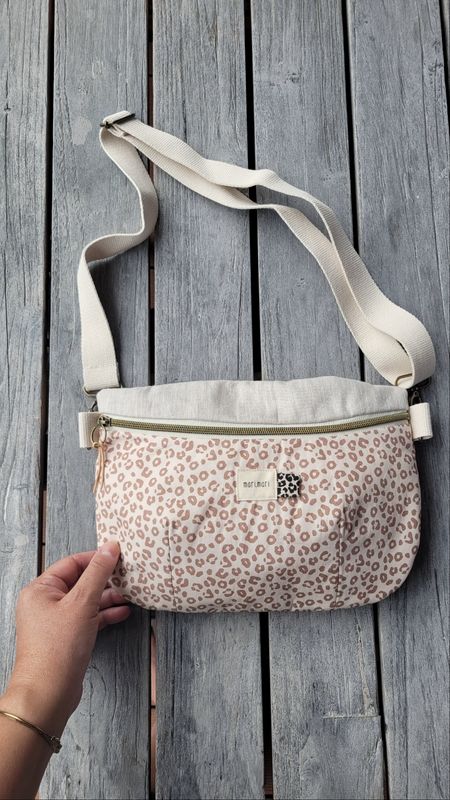 Hipbag "mari" leo-beige