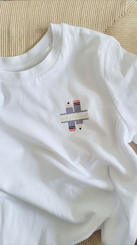 Schulkind-Shirt "pencil" flieder