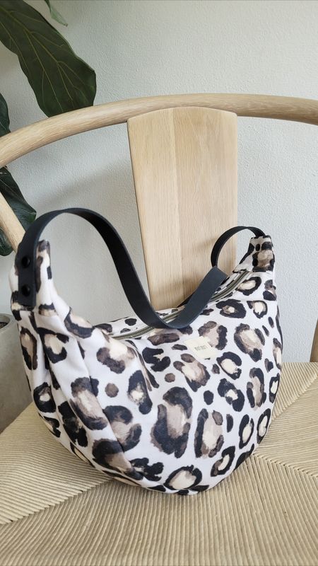 Bag "halfmoon" - leo beige