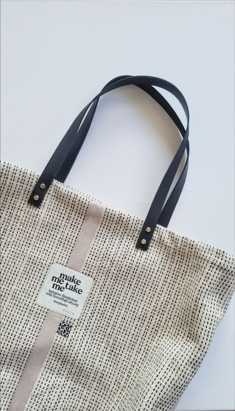 Shopper "beige-stripe"