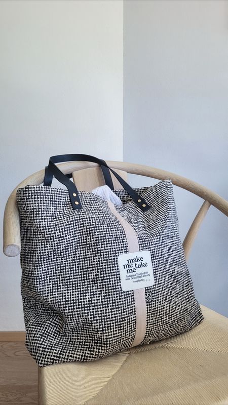 Shopper "black-beige"