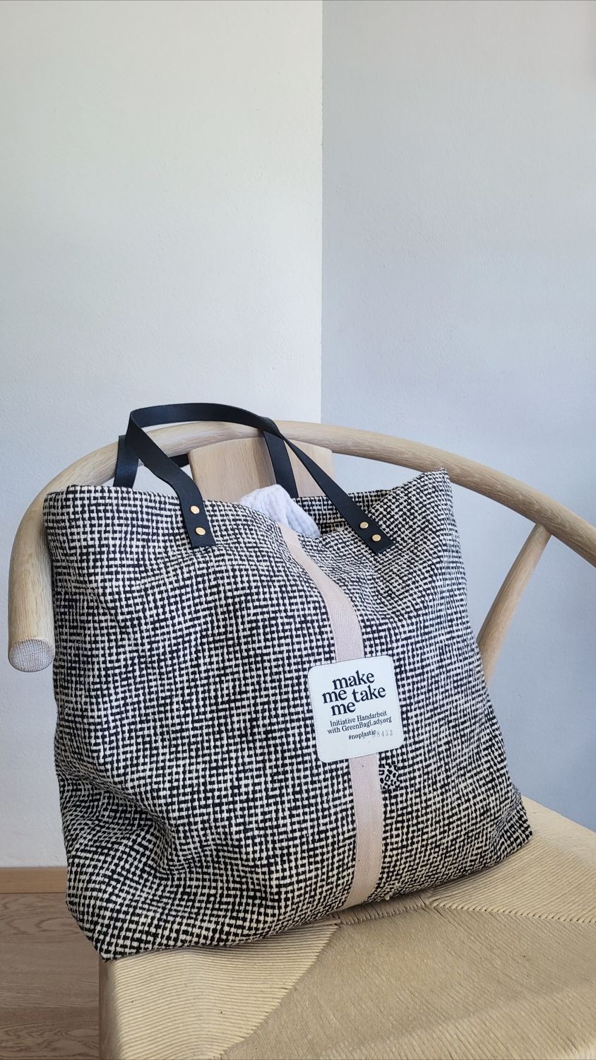 Shopper "black-beige"
