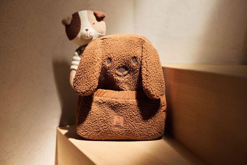 Rucksack Teddy-Stoff Hund "diego"