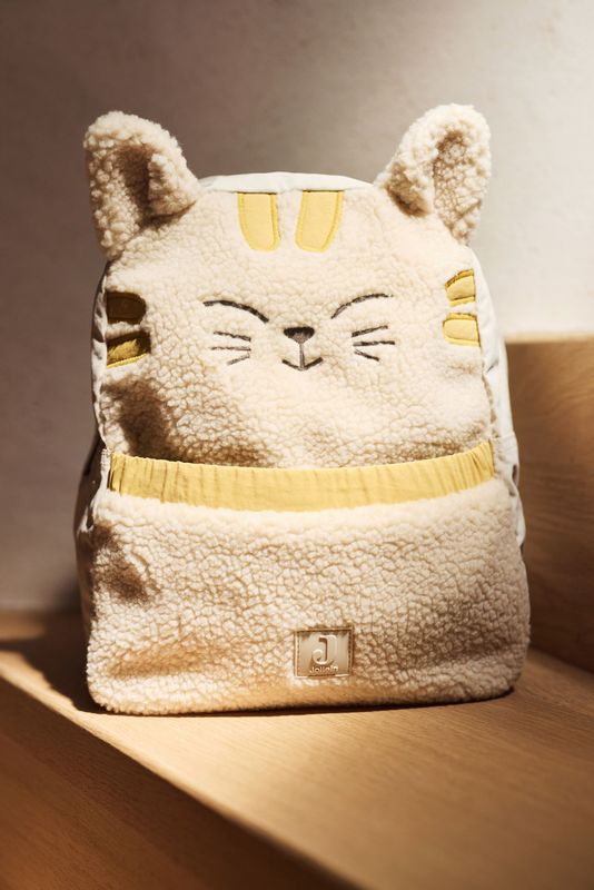 Rucksack Teddy-Stoff Katze "charlie"