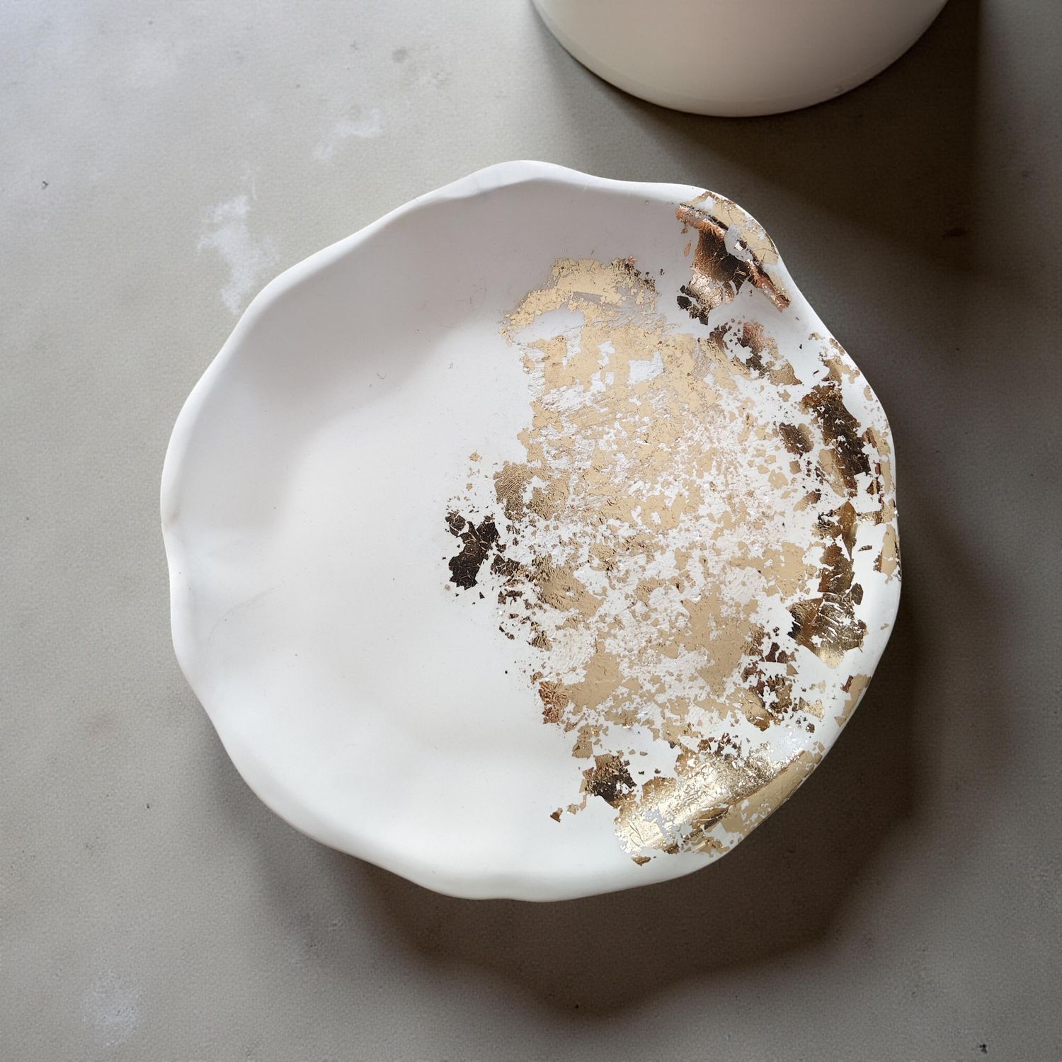 Deko Teller "gold edition"