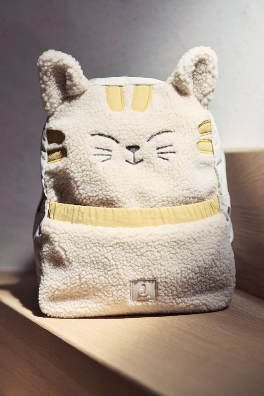 Rucksack Teddy-Stoff Katze "charlie"