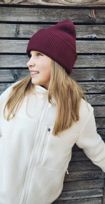 Beanie "anny" bordeaux