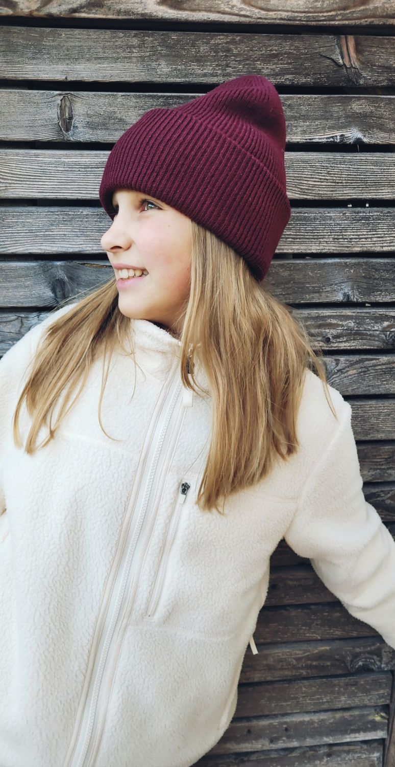 Beanie "anny" bordeaux