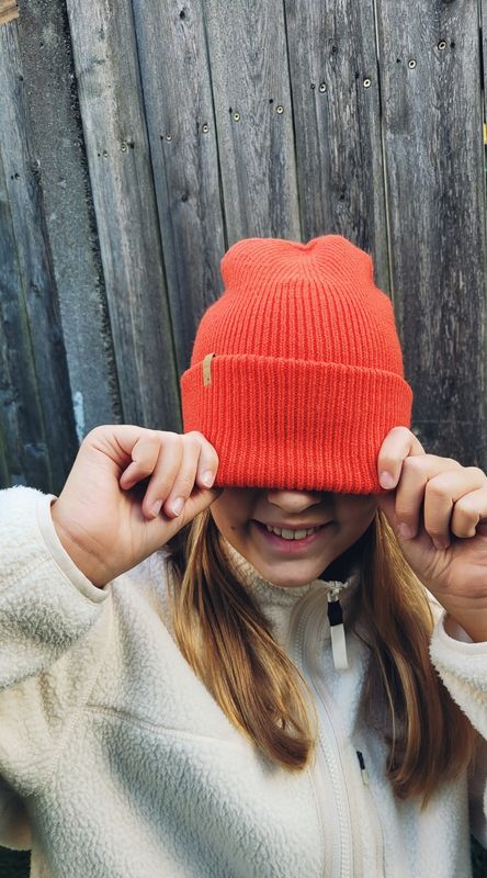 Beanie "anny" feuerkoralle