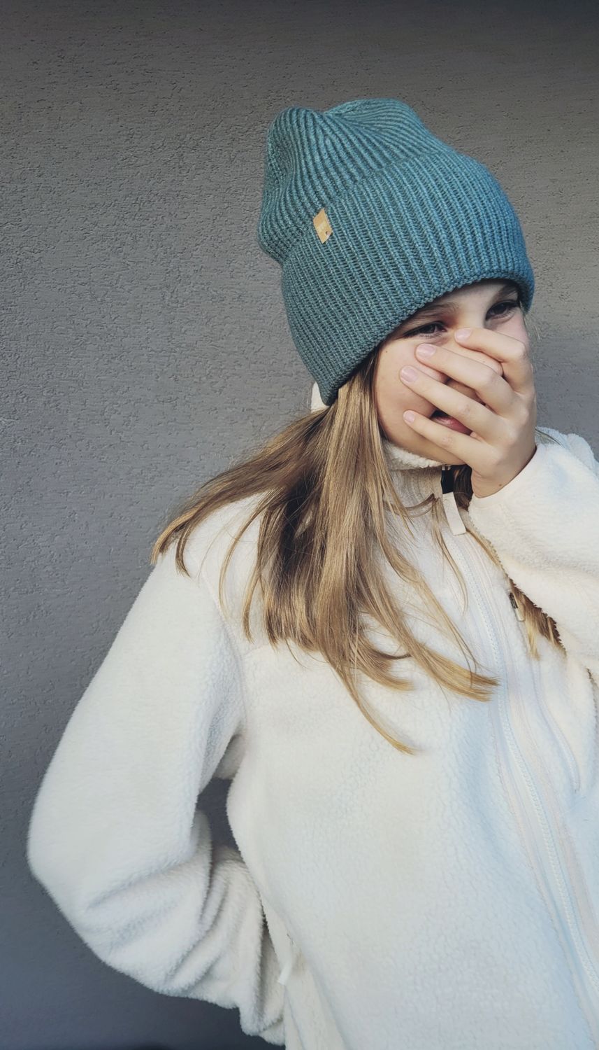 Beanie "elly" seegrün