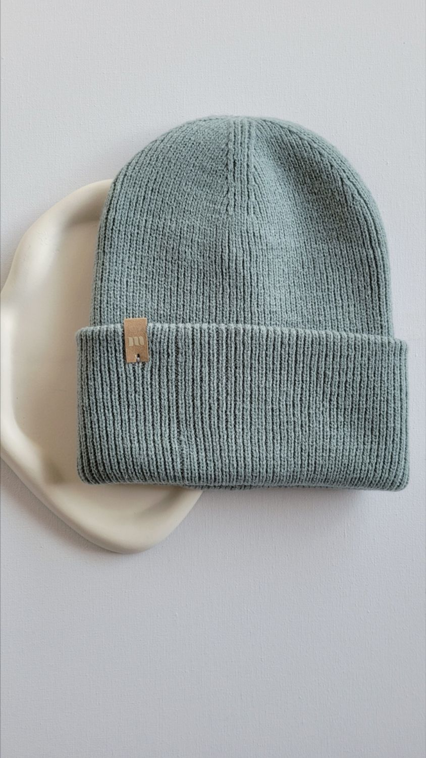 Beanie "anny" heller salbei