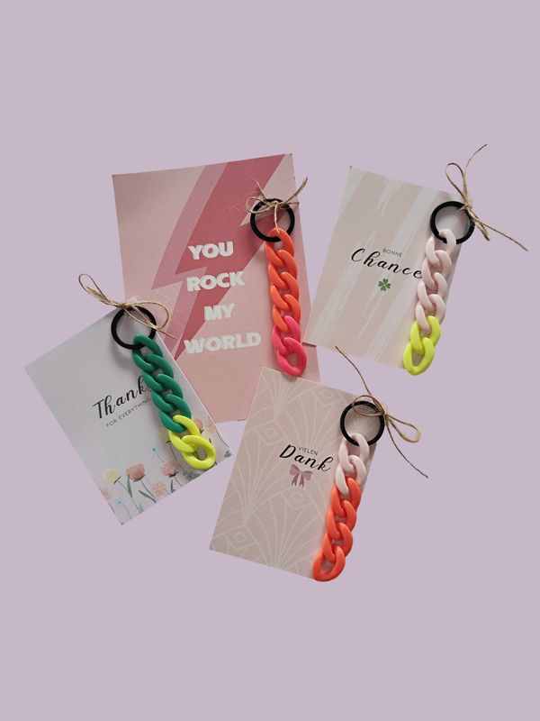 Schlüsselanhänger "fancy neon"