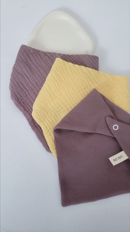 Halstuch aus Ripp oder Musselin