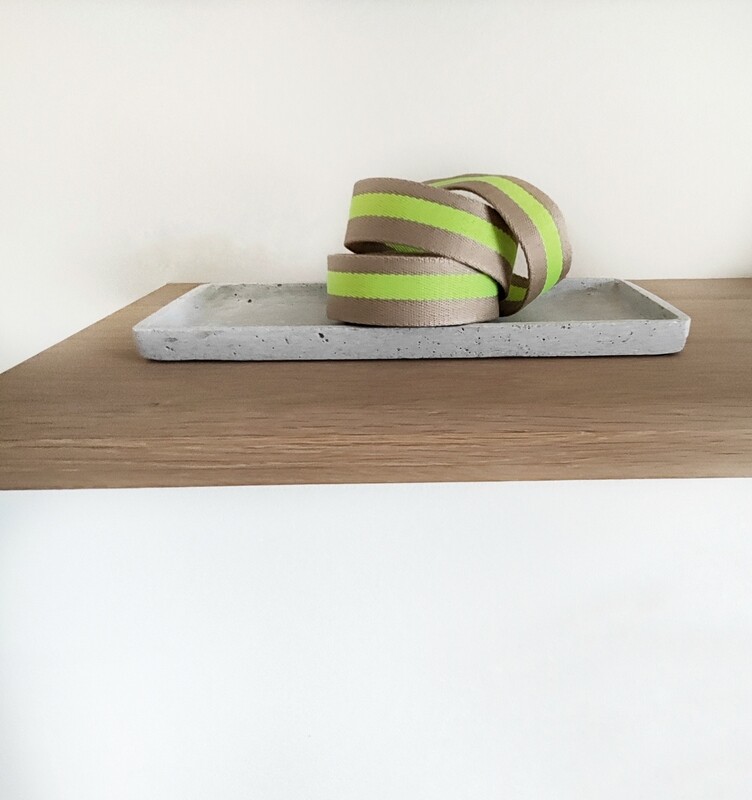 Phone Strap "neon'n beige"
