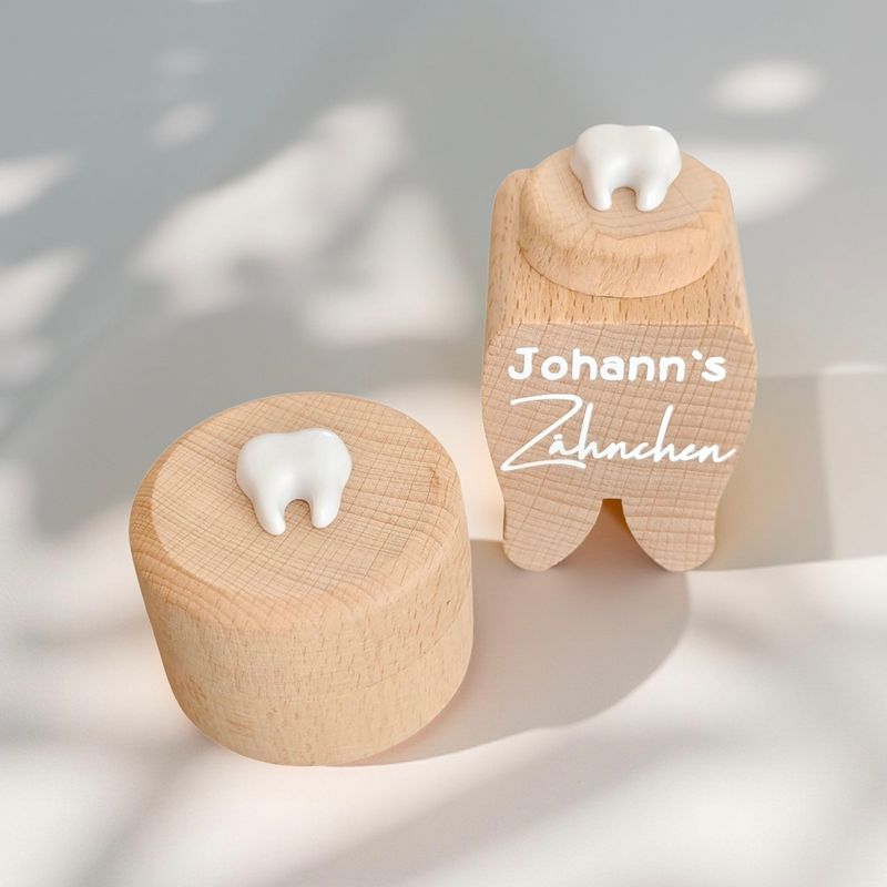 Zahndosen aus Holz