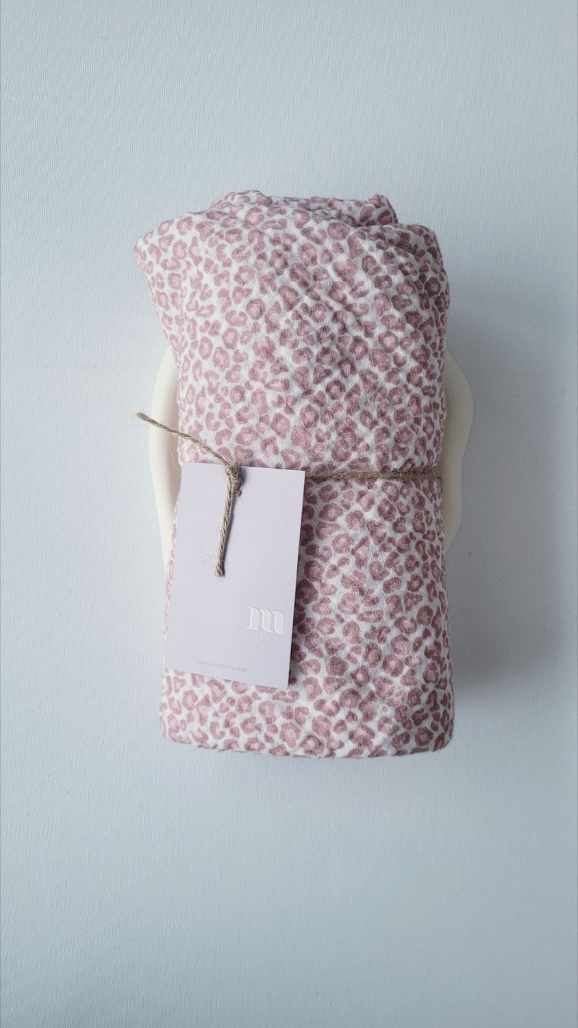 Musselintuch "minileo hellrosa"