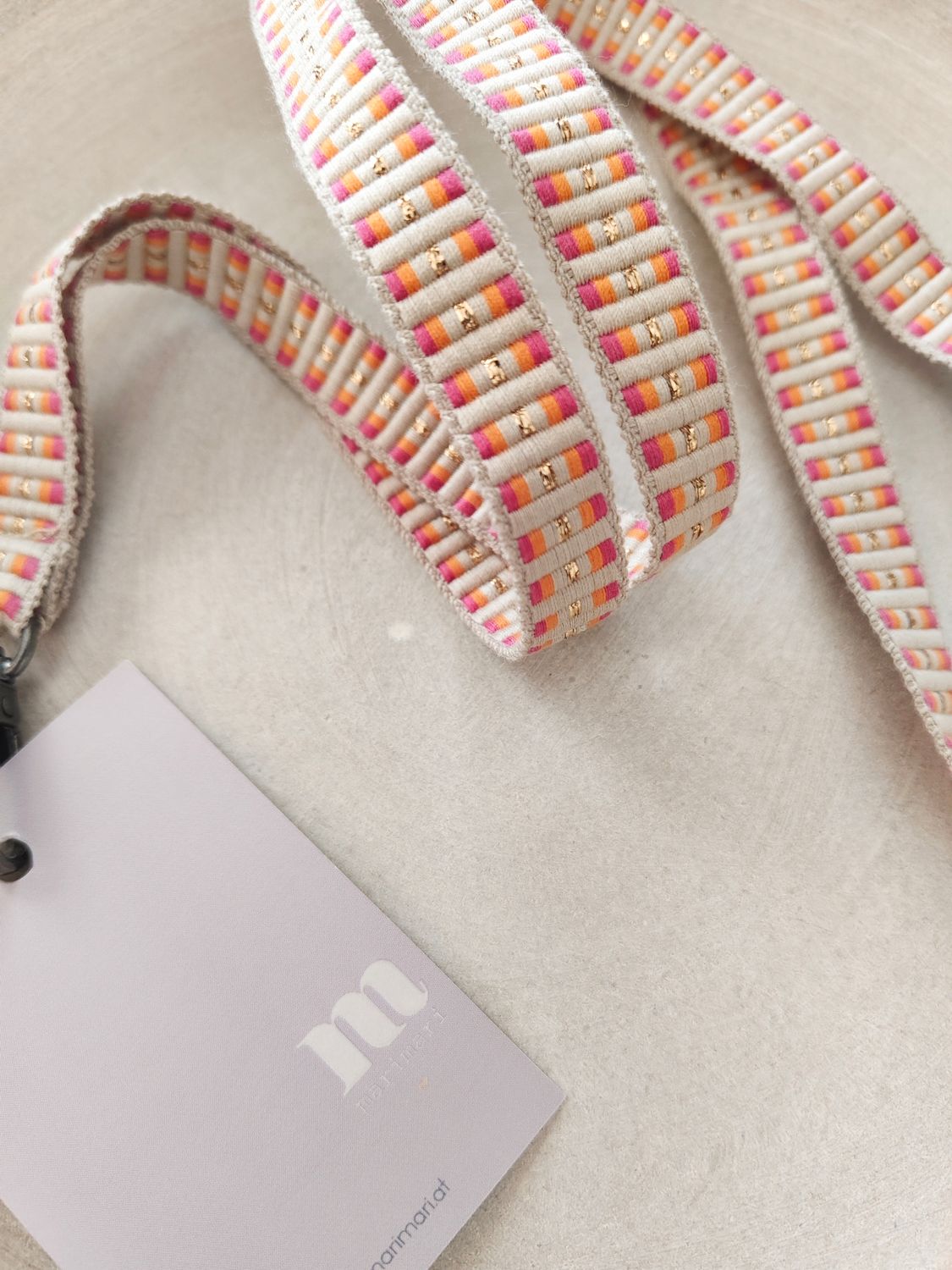 Phone Strap "pink & orange"