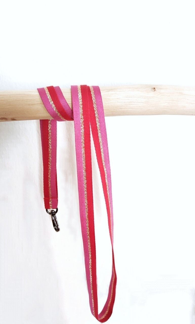 Phone Strap "pink & red"