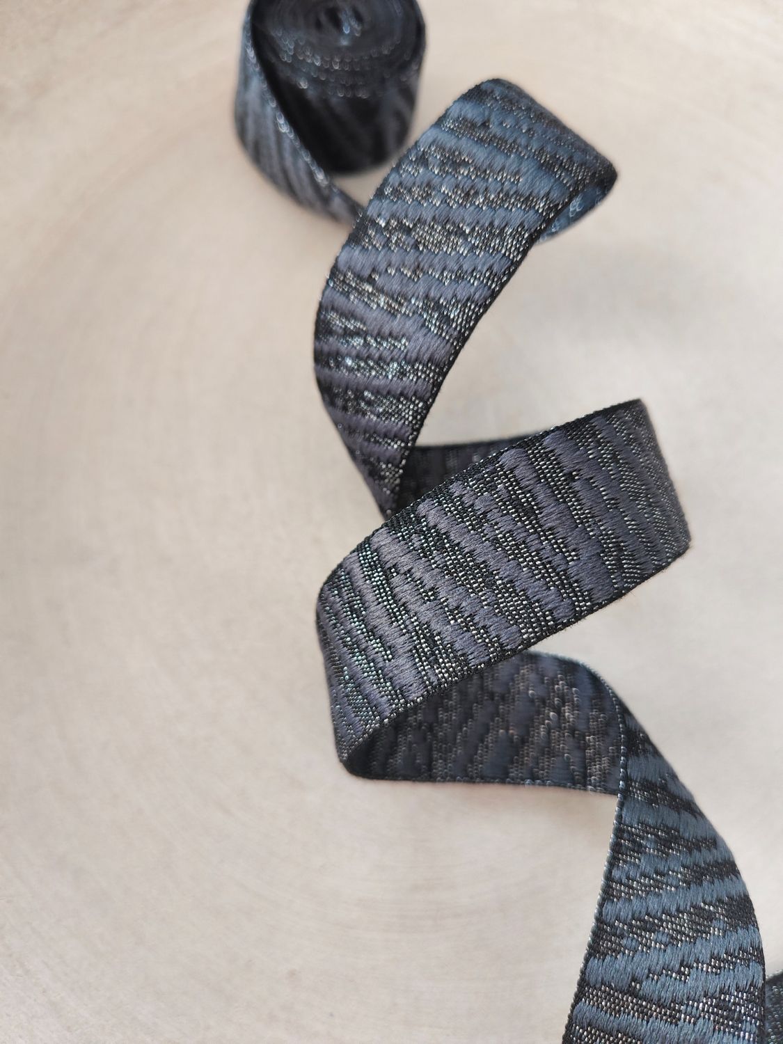 Phone Strap "bamboo silver" kurz