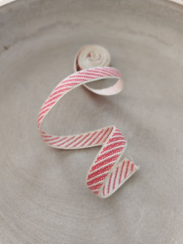 Phone Strap "coral stripes" kurz