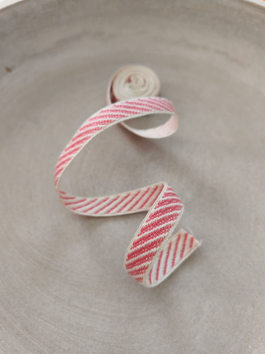 Phone Strap "coral stripes"